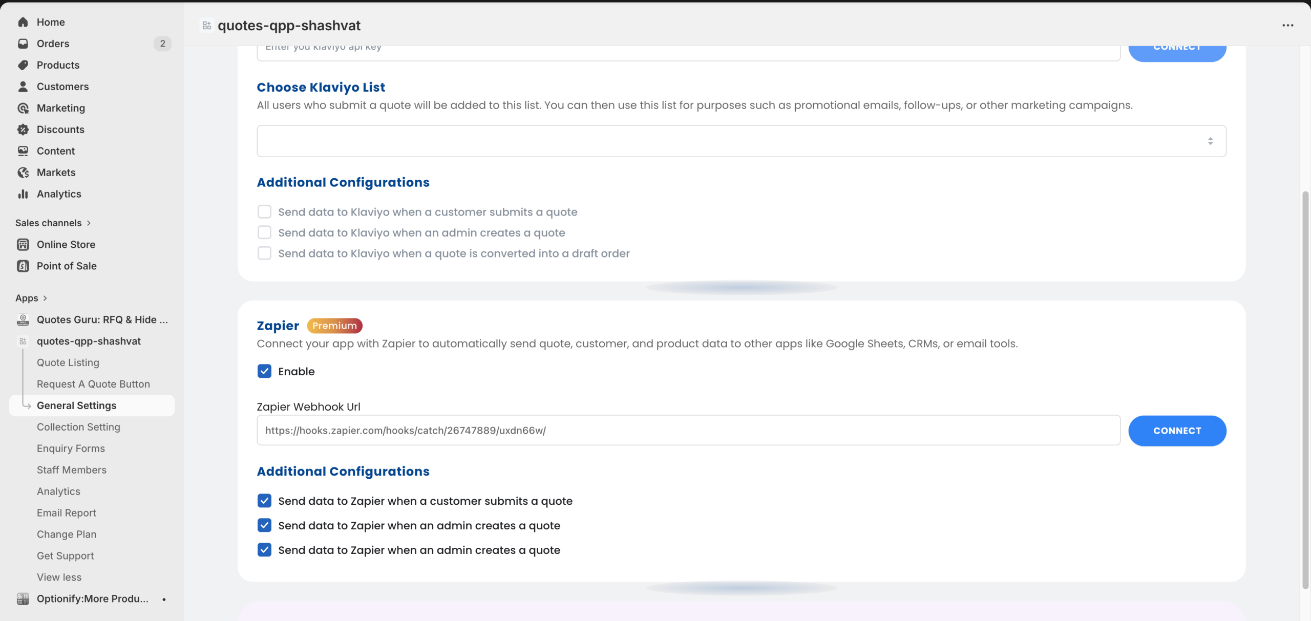 Multi language request a quote 