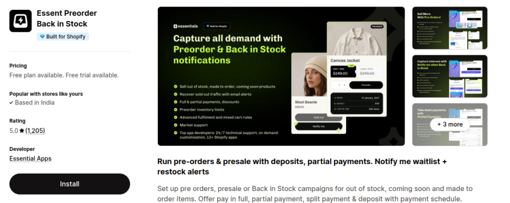 Essent Preorder Back in Stock