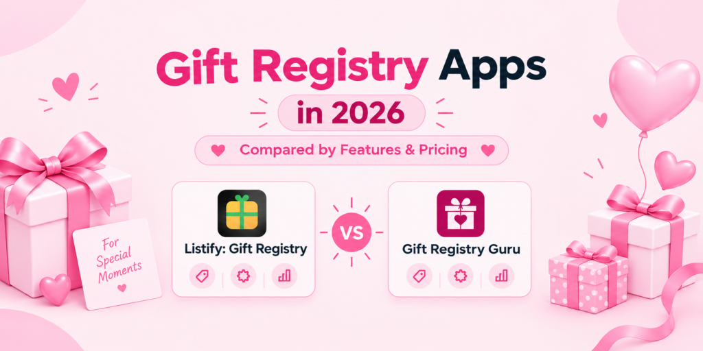 Gift Registry Guru vs Listify: