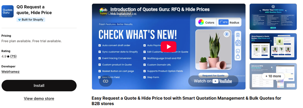 Quotes Guru best request a quote app
