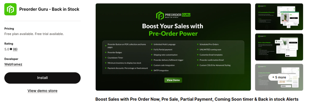 Solution: Preorder Guru