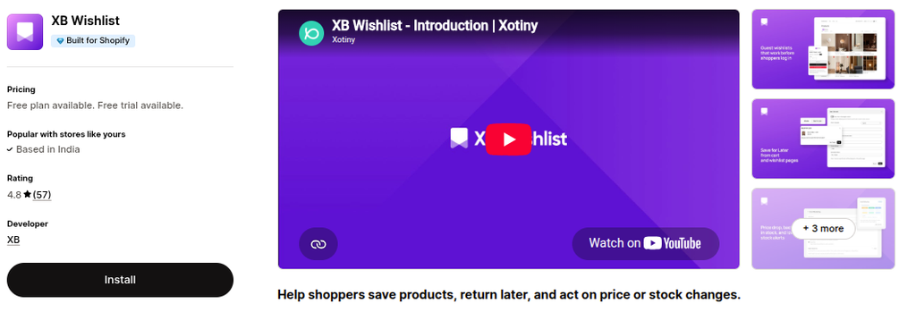 XB Wishlist