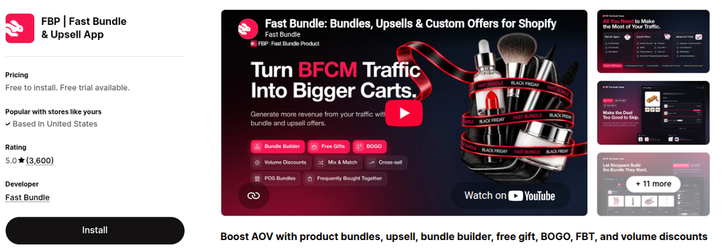 App Name: FBP | Fast Bundle & Upsell App